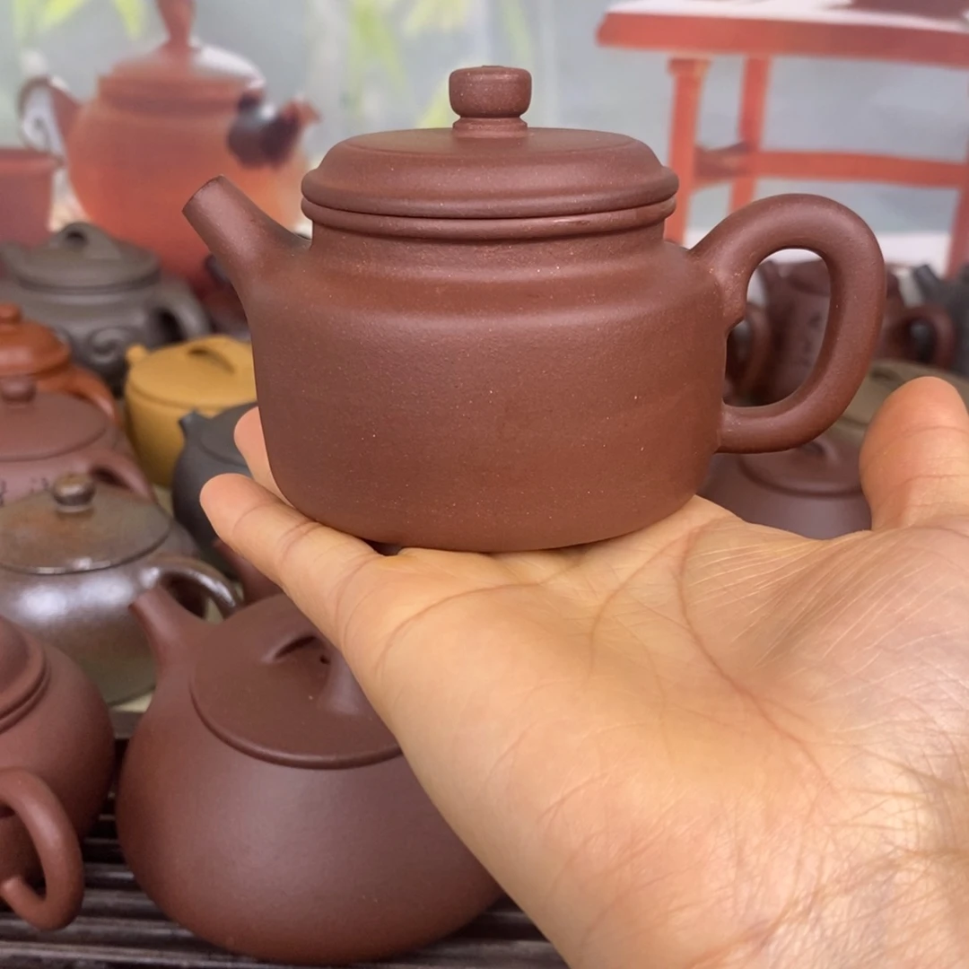 茶壶紫砂风釉150ccccc羊角山紫泥