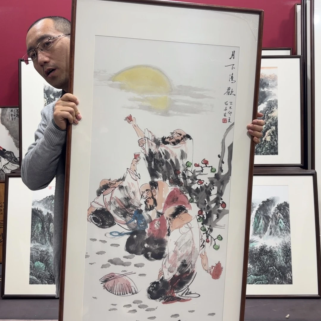 国画手绘作品120/60