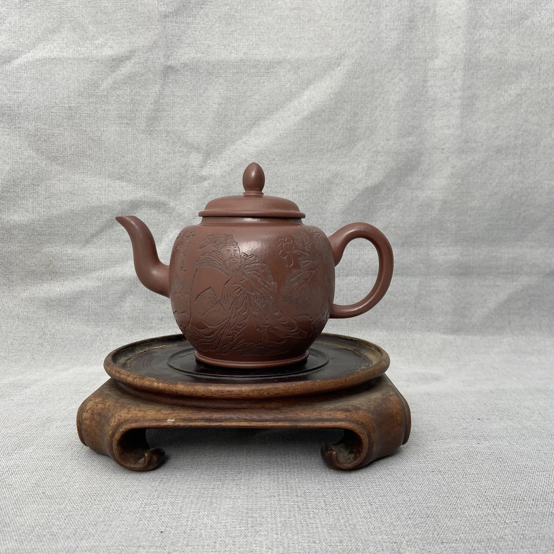 宜兴手工紫砂陶 茶壶GS3498-15