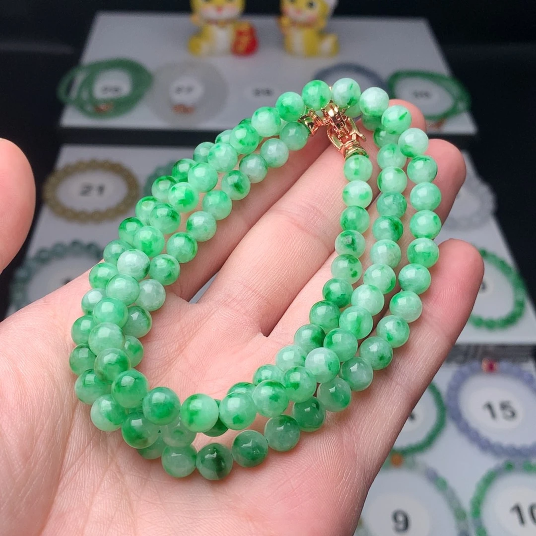 小***哥翡翠未镶嵌手链翡翠
