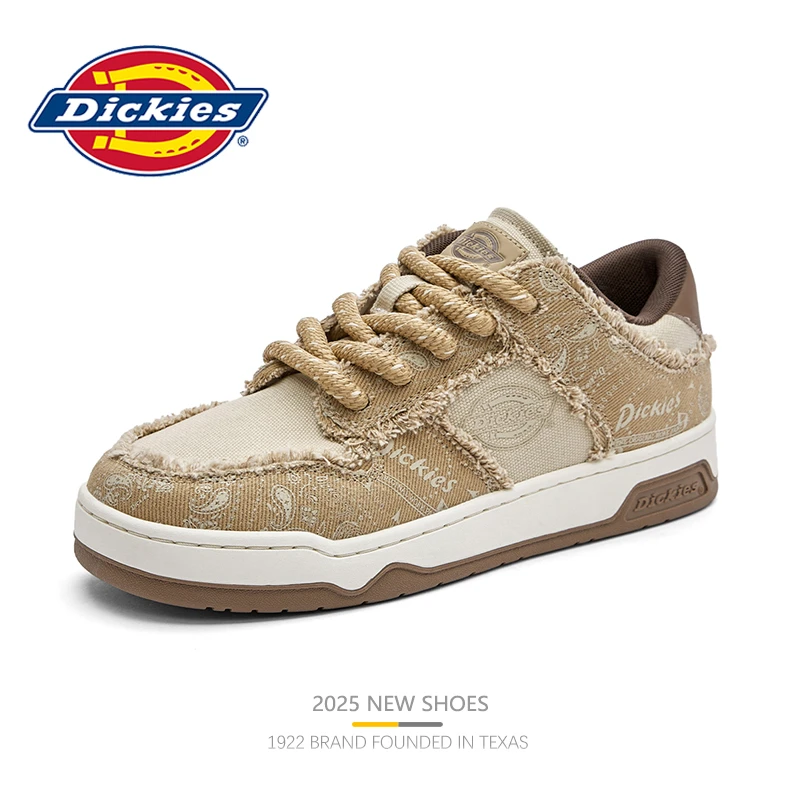 Dickies男士2025休闲板鞋潮流时尚低帮秋季新款增高小众透气潮鞋