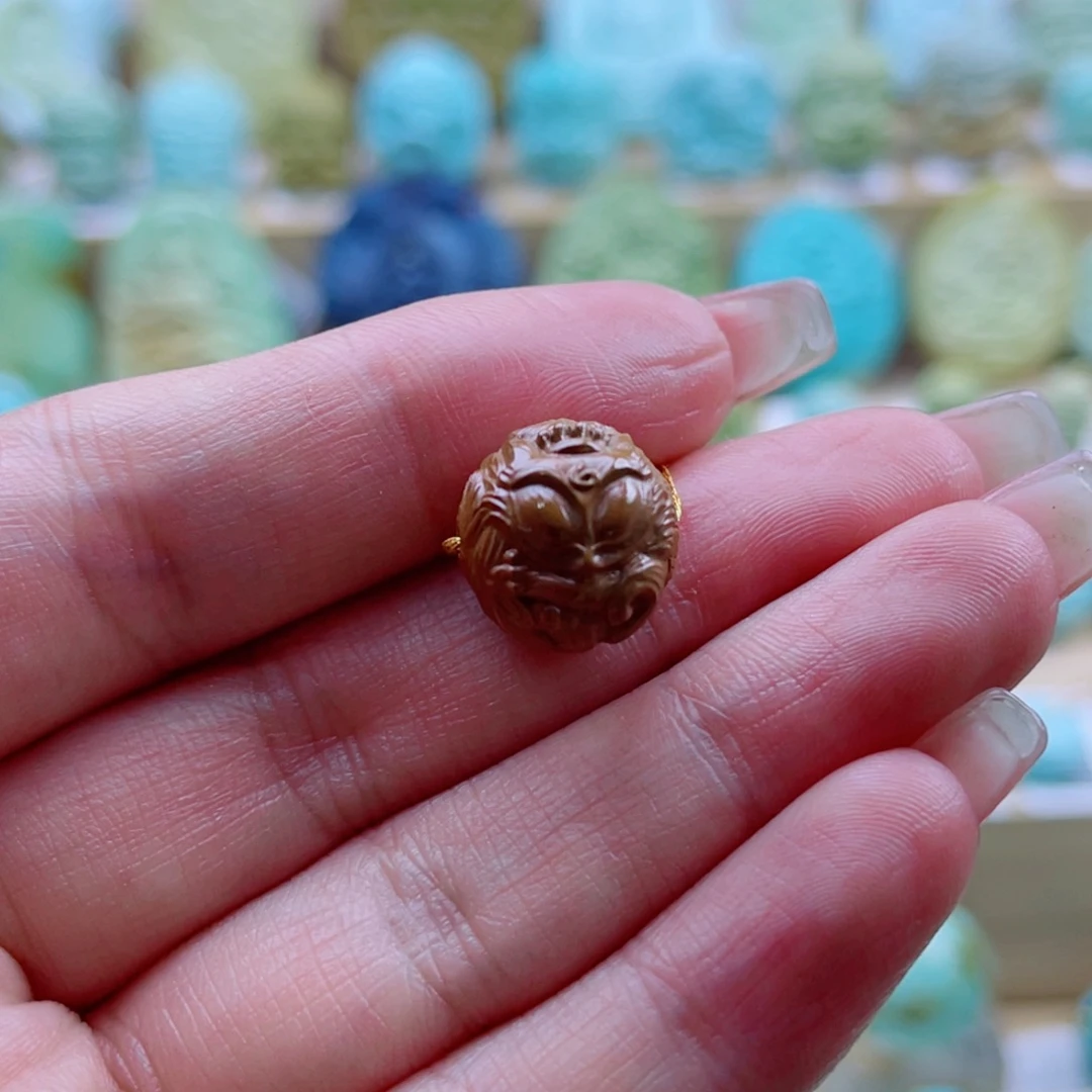 绿松石未镶嵌珠宝奇石13mm