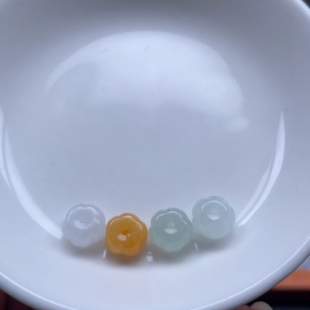 翡翠未镶嵌颈饰南瓜珠卡8加