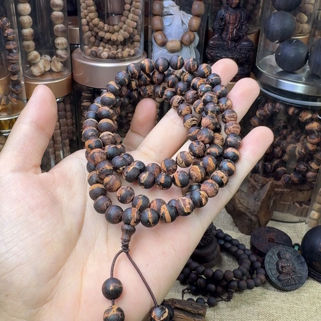 降真香手串/手链0.8无胶黄金甲