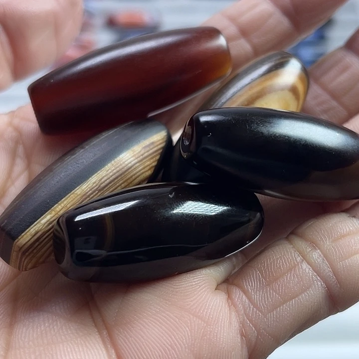 将***府玛瑙/玉髓合金颈饰