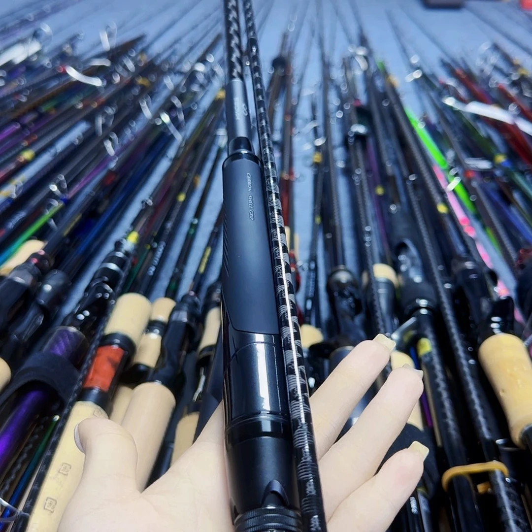 一***直3.8m碳素路亚竿直柄杆链接