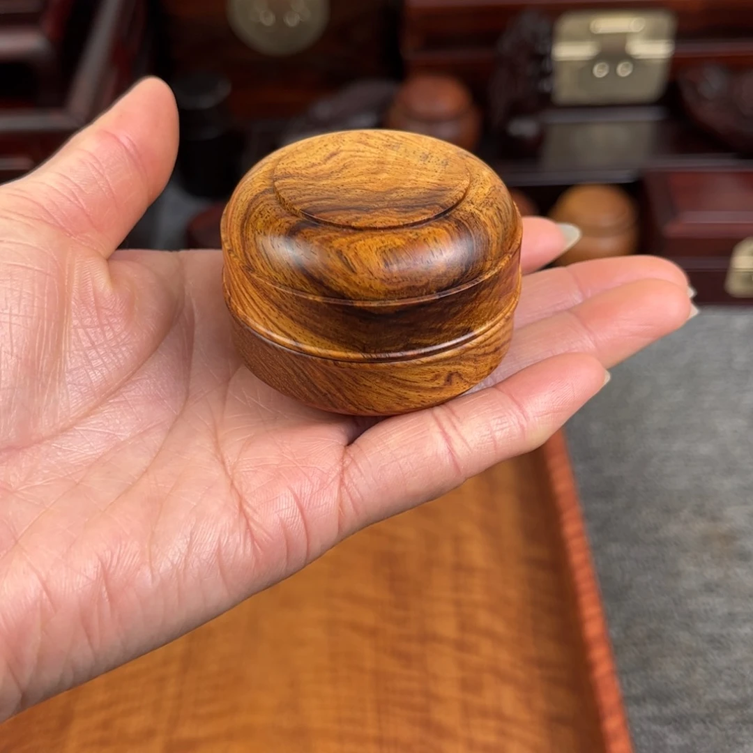 黄花梨/降香黄檀阿*里黄花梨降香黄檀小罐