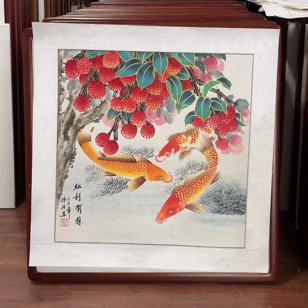 国画带框尺寸63*63厘米