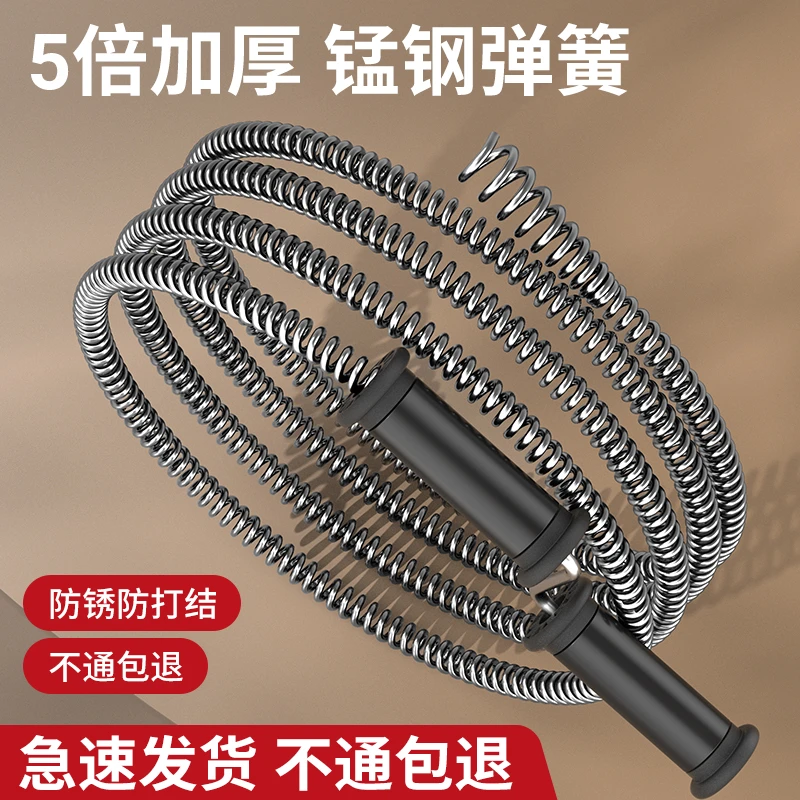 下水道疏通神器家用疏通器通卫生间厕所马桶管道堵塞专用工具弹簧