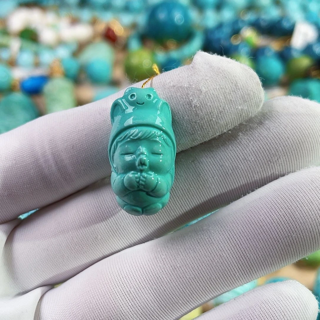 绿松石未镶嵌珠宝奇石