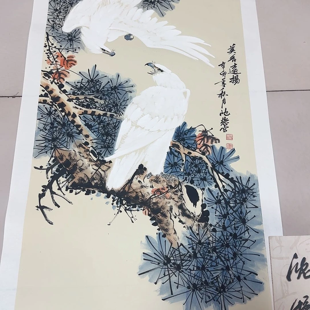国画艺术家的作品