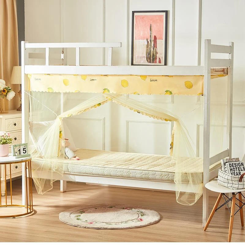 2025蚊帐学生宿舍单人床0.9m上铺下铺寝室1.2/1.5米1.8防尘双人床