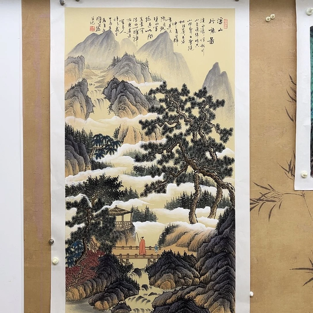国画手绘国画，精品山水