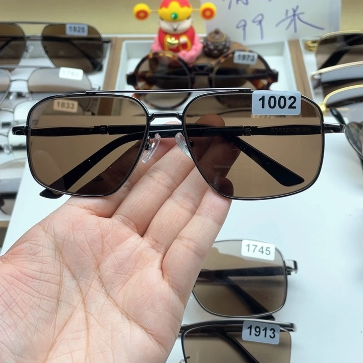 茶水晶全框眼镜 1002