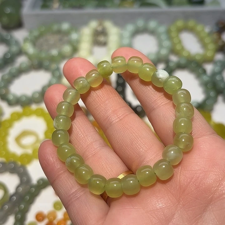 蛇纹石玉未镶嵌手串