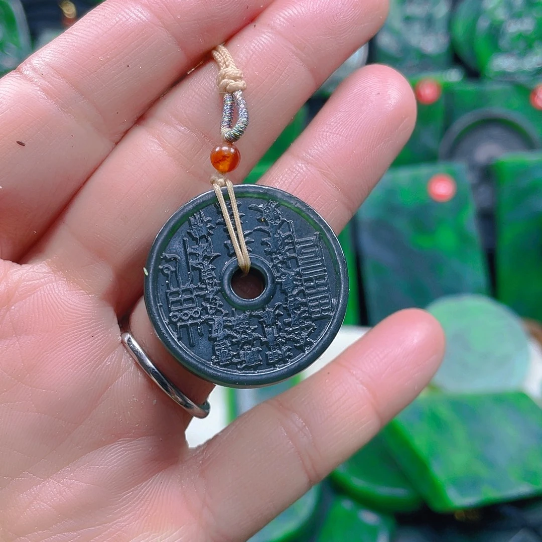 和田玉（碧玉）未镶嵌珠宝奇石