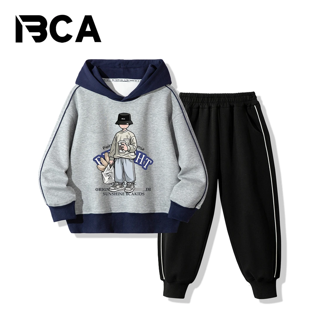 BCA中大童青少年男童潮酷穿搭春秋套装（S-004+GN-2+TU-2）