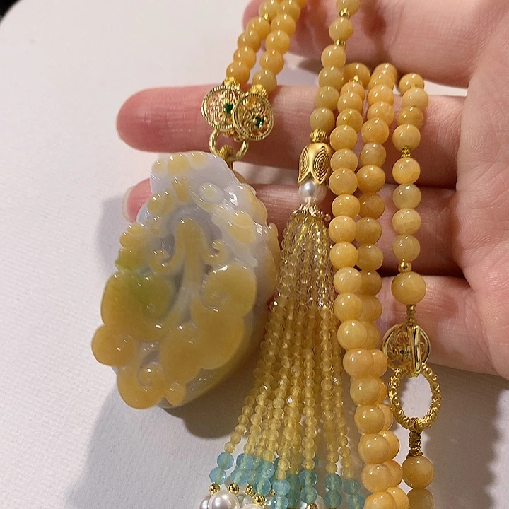 翡翠未镶嵌颈饰翡翠吊坠