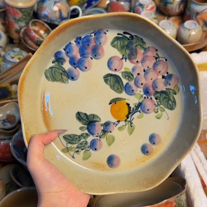 瓷片景德镇陶瓷手工手绘