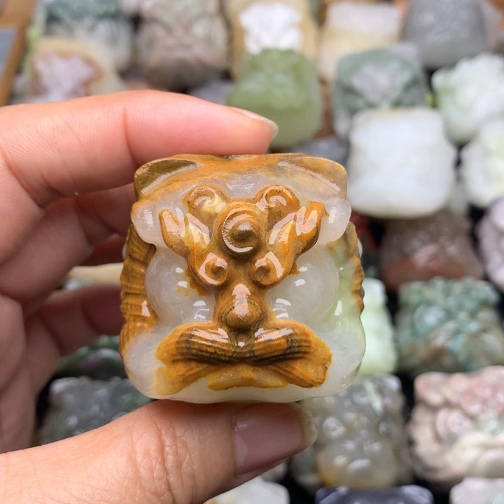 玛瑙/玉髓合金挂件