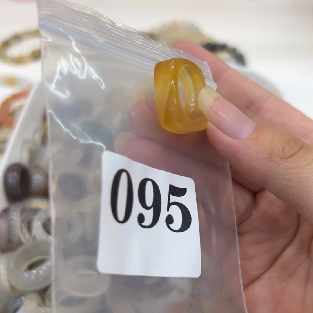 玛瑙/玉髓戒指合金95港11