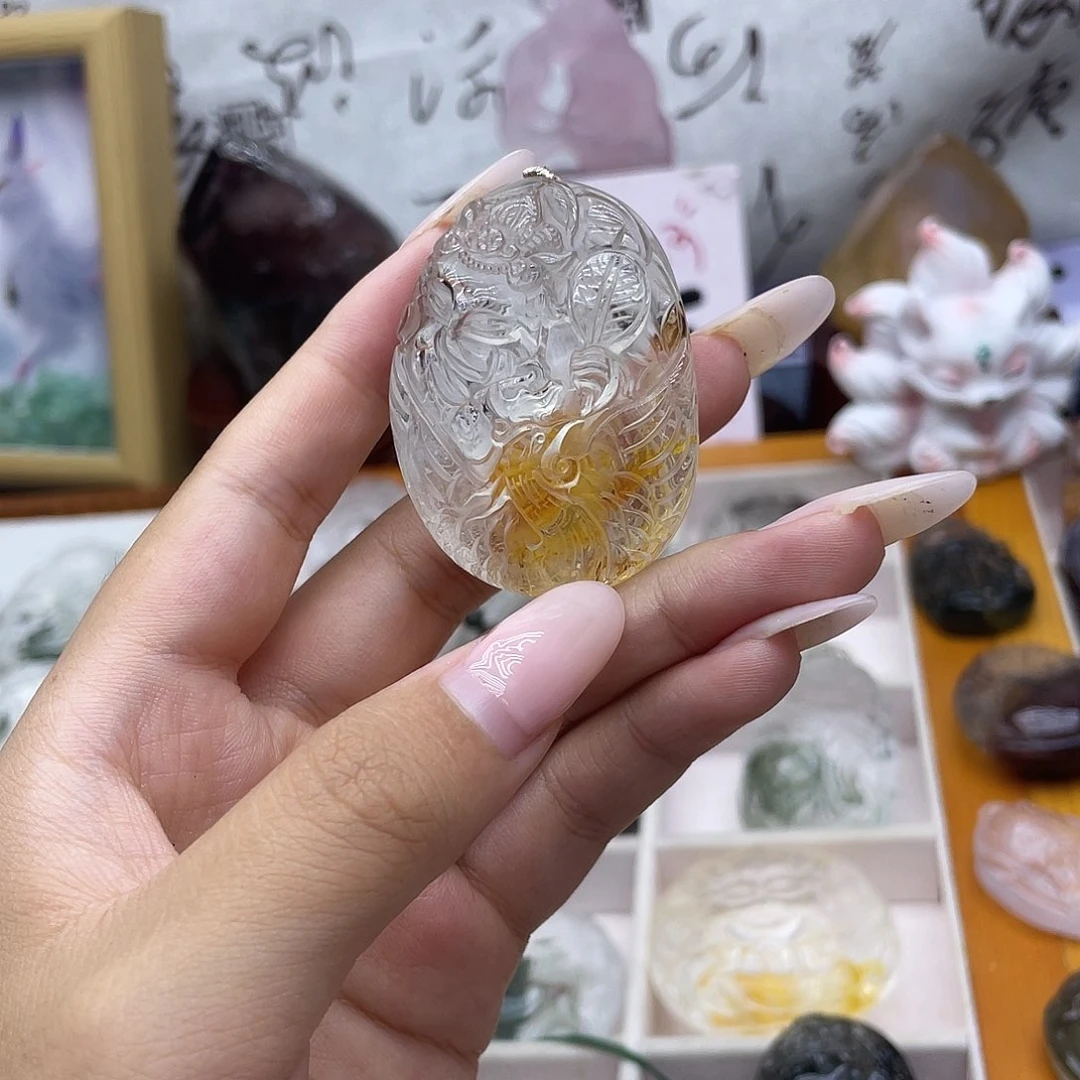 颈饰未镶嵌水晶天然