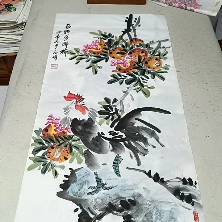 国画梦**翩国画花鸟花鸟国画