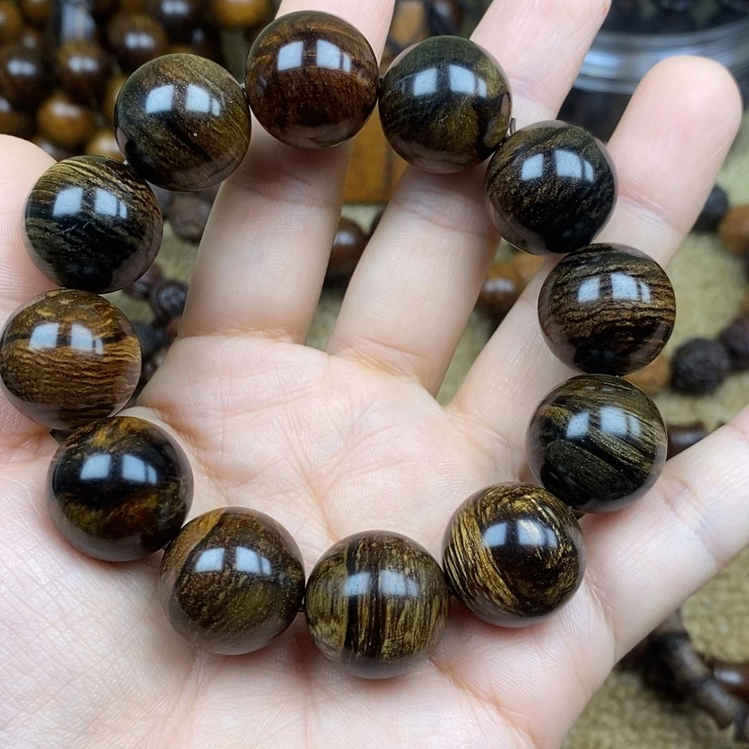 骑***羽贡木手串/手链巴布亚新几内亚贡木