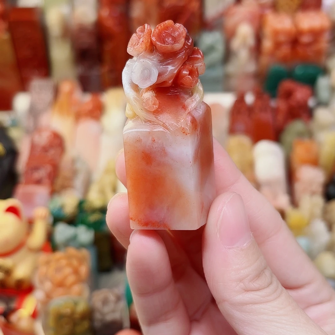 竹***居寿山石印石定制名章