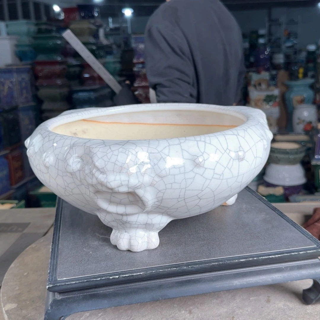一风堂石湾花盆。微瑕