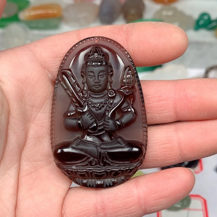 黑曜岩颈饰未镶嵌胖**享