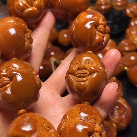 光***哥橄榄核手串/手链开心