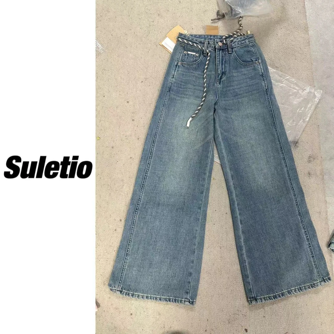 16822#素心兰 看着平平无奇 上身巨好看 超喜欢的自留款牛仔裤女