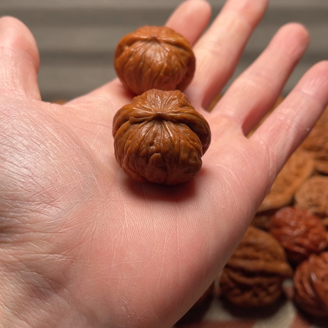 文玩核桃把件平谷元宝 蛇头