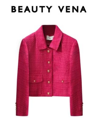 BEAUTY VENA 小香风短款气质外套4WQ027