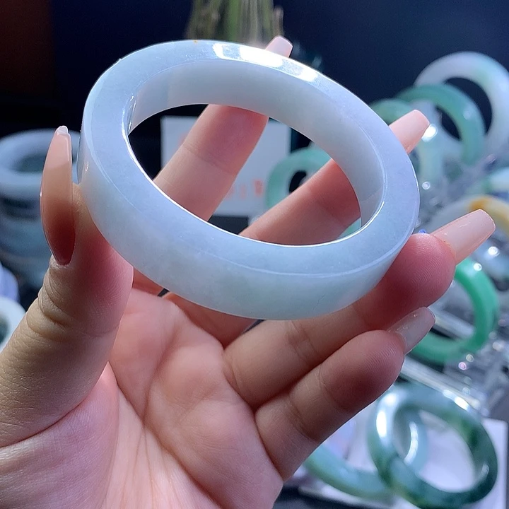 定制翡翠未镶嵌天然缅甸翡翠手镯定制