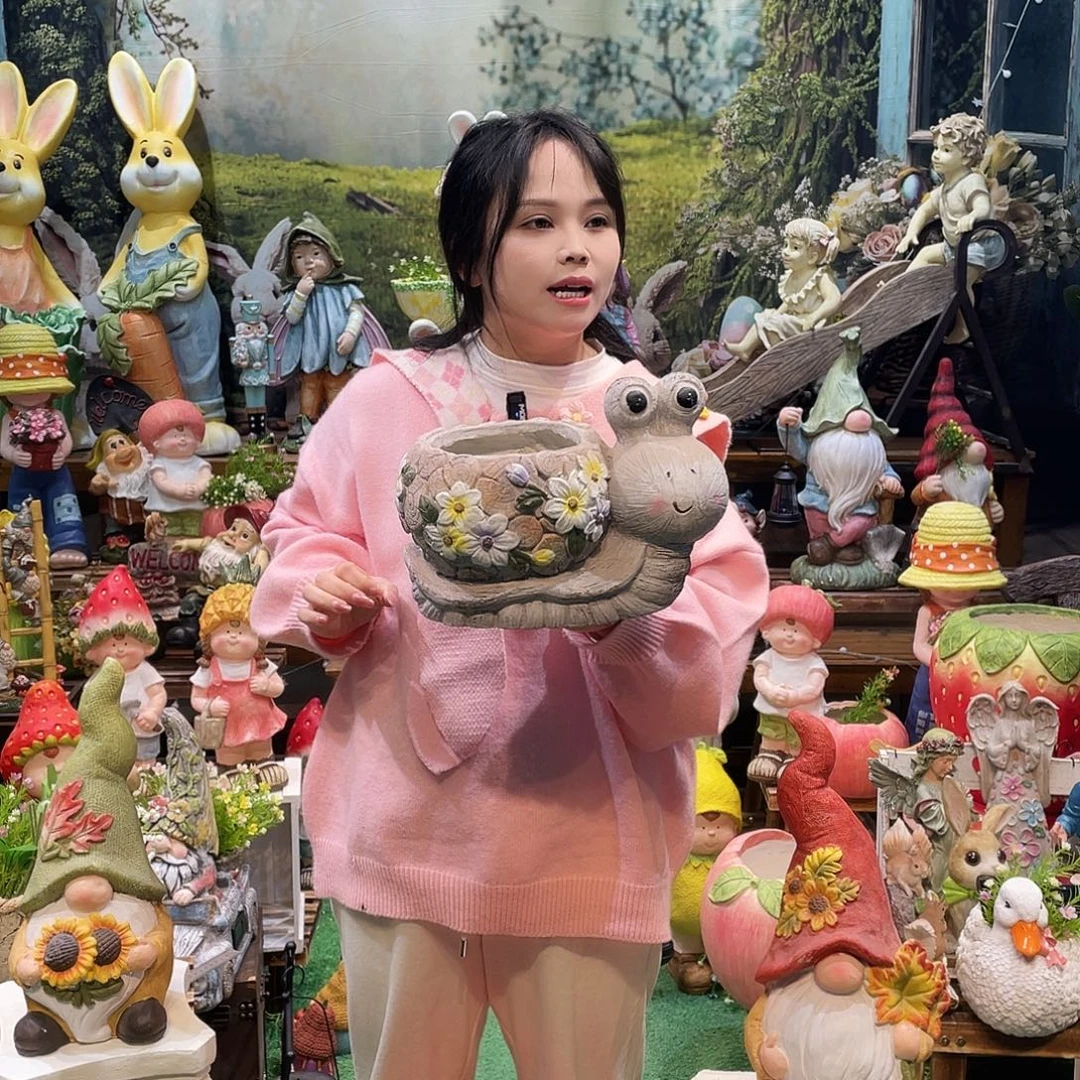 摆件花园摆件红红火火