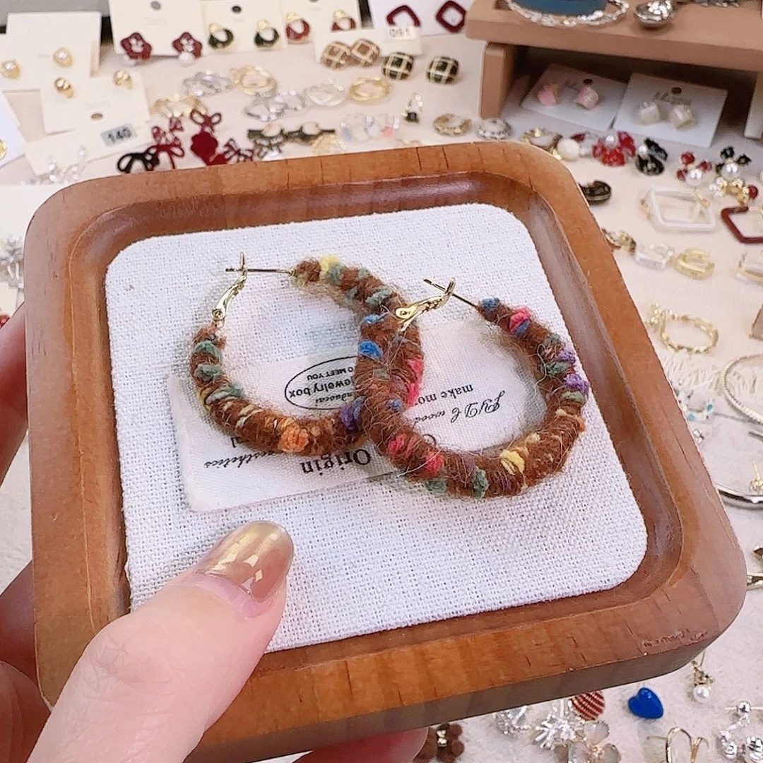 仿珍珠铜合金925银耳圈