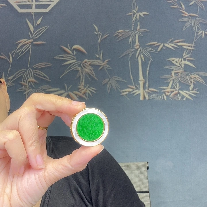 翡翠银S925镶嵌吊坠(不含链)特价