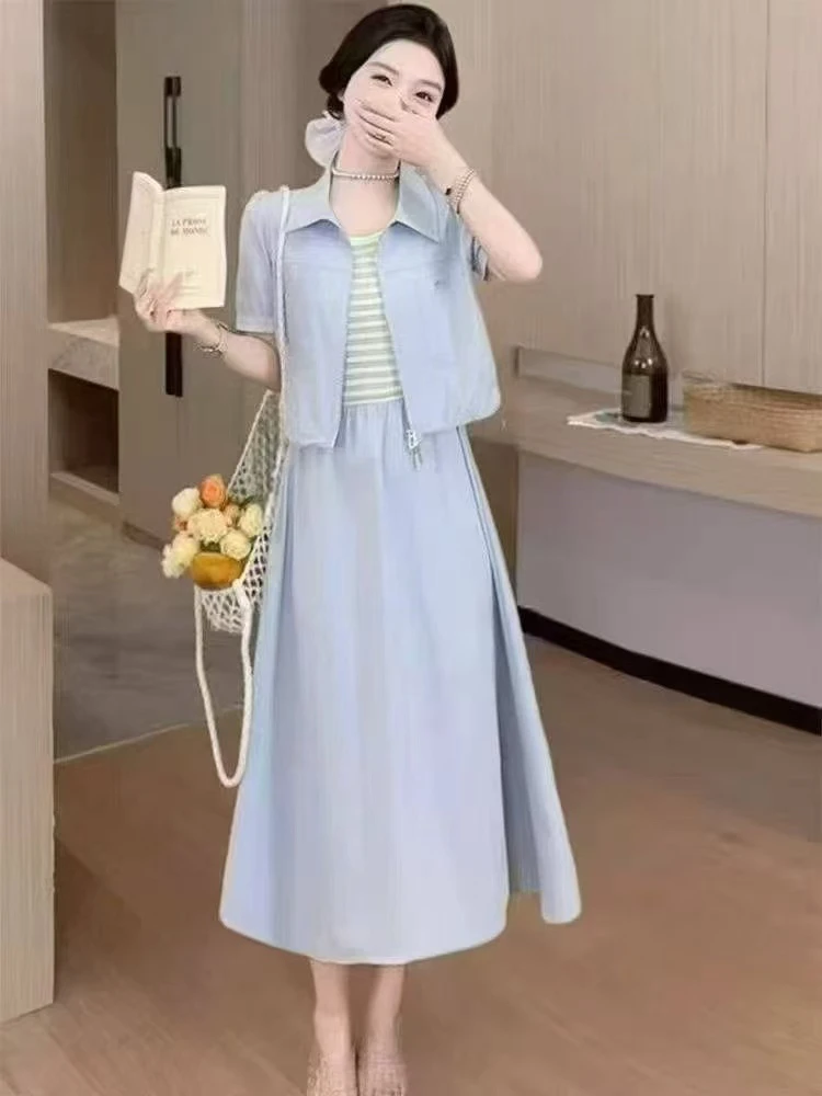 818 工装风仙女风休闲风时尚套装