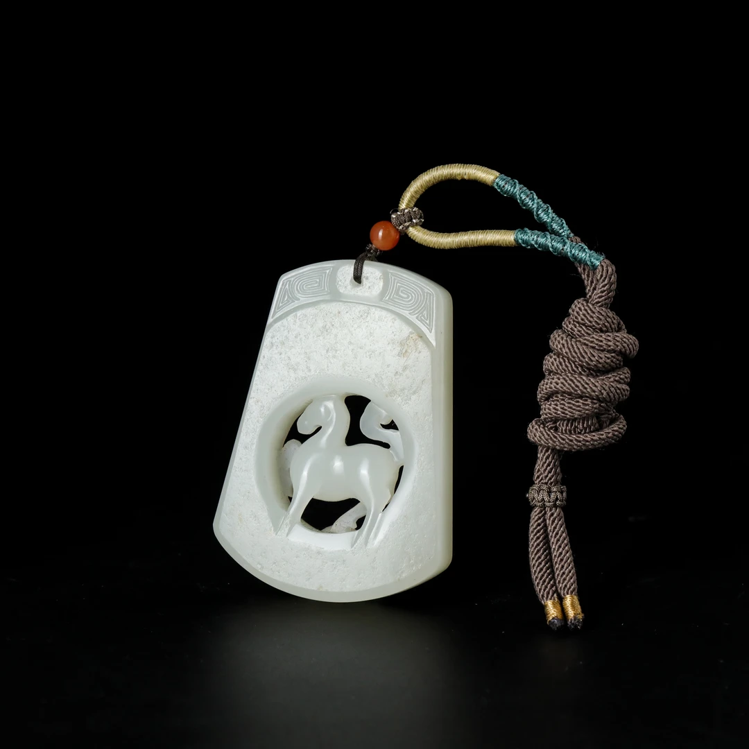 【竞拍】和田玉一马当先把件 S0225-08