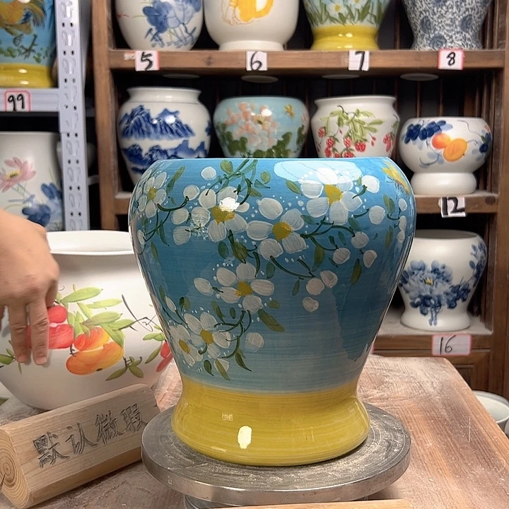 陶鱼尾珍珠梅陶瓷