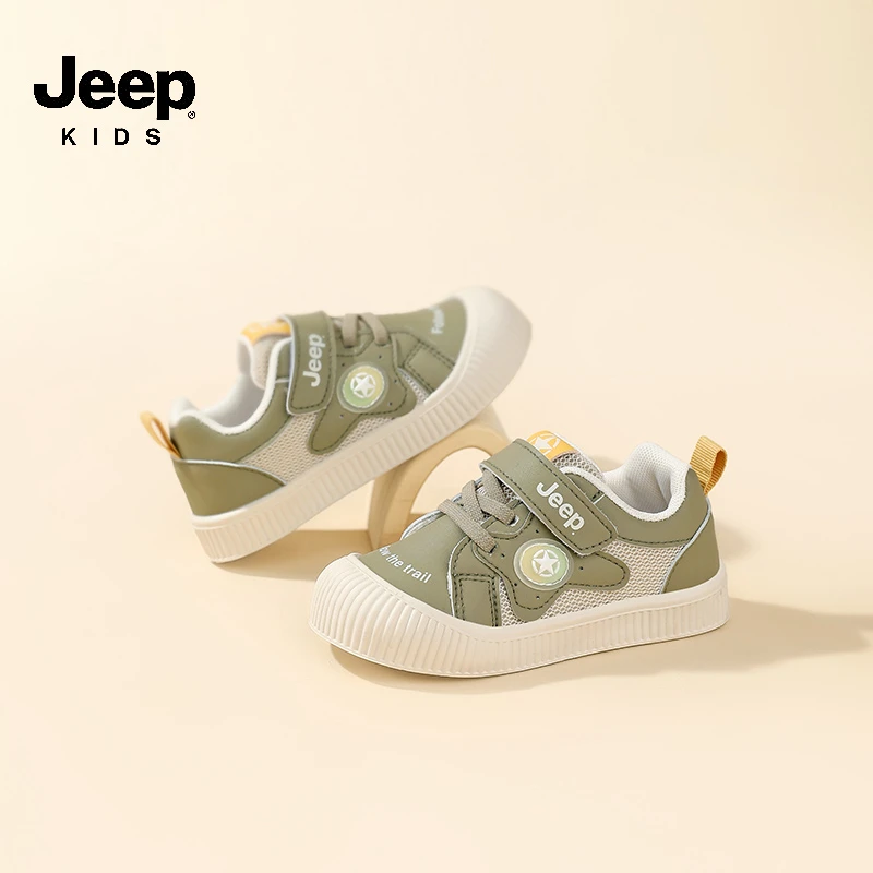 jeep儿童学步鞋2025新款春季男童鞋子小童入园女宝宝学步鞋子轻便