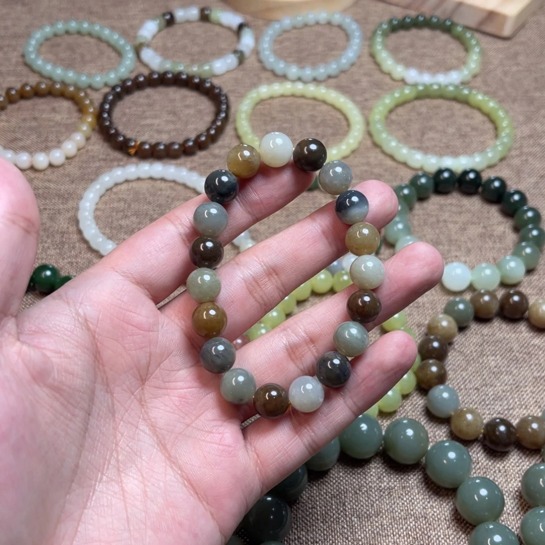 和田玉未镶嵌手链