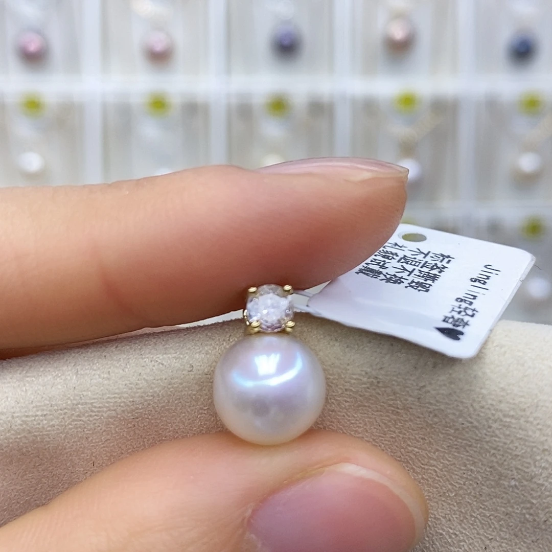 淡水珍珠未镶嵌吊坠(赠链)
