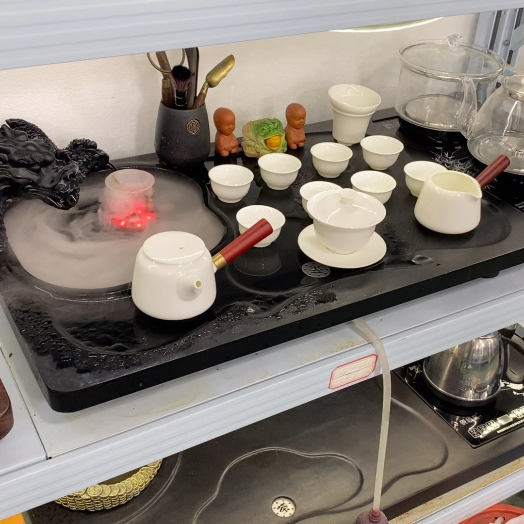 雾化龙茶盘套装茶具