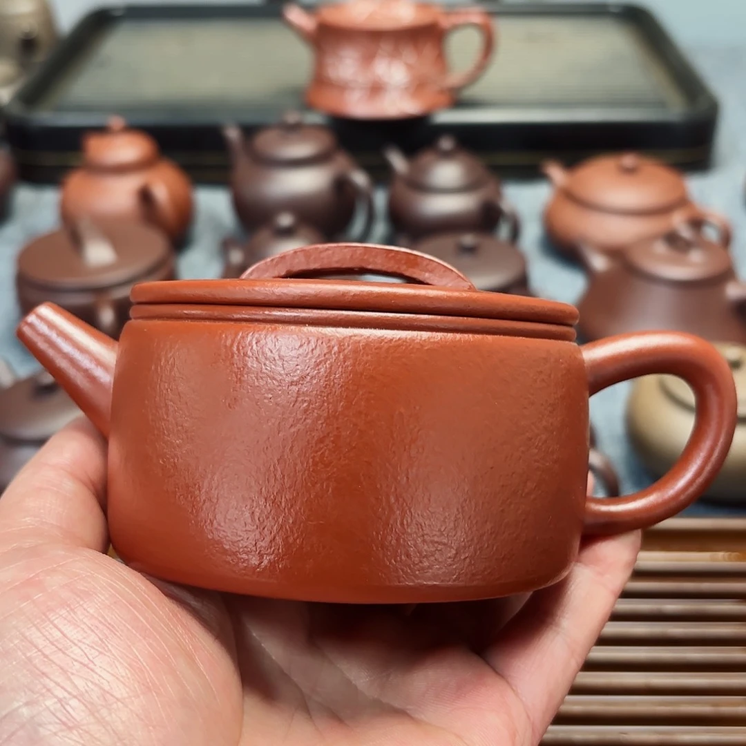 紫砂茶壶大**明全手工汉瓦