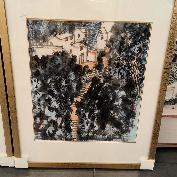 国画青*小精品带框发作品