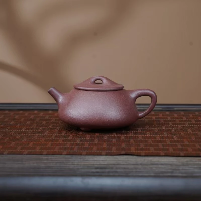 LY千禧紫泥【大景舟330CC】宜兴黄龙山原矿手工紫砂壶