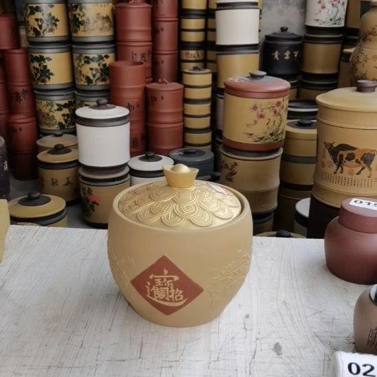 紫砂茶叶罐茶叶罐处理不退不换两斤装